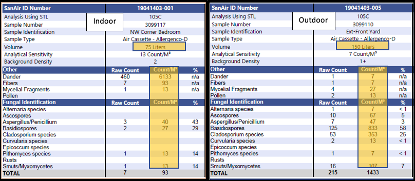 Professional Mold Testing Humboldt/Del Norte CA